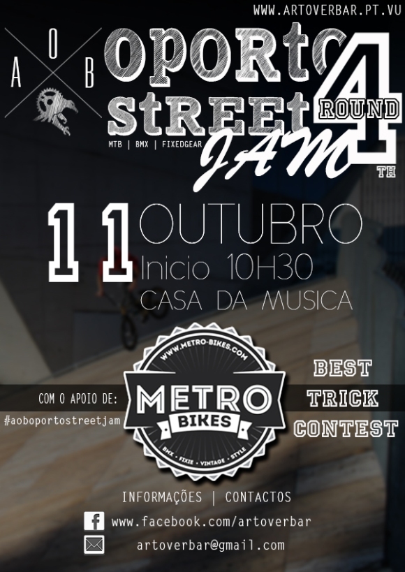 Cartaz AOB Porto Street Jam 2014